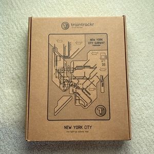 MoMA New York City Traintrackr Live Light-Up City Map Circuit Board